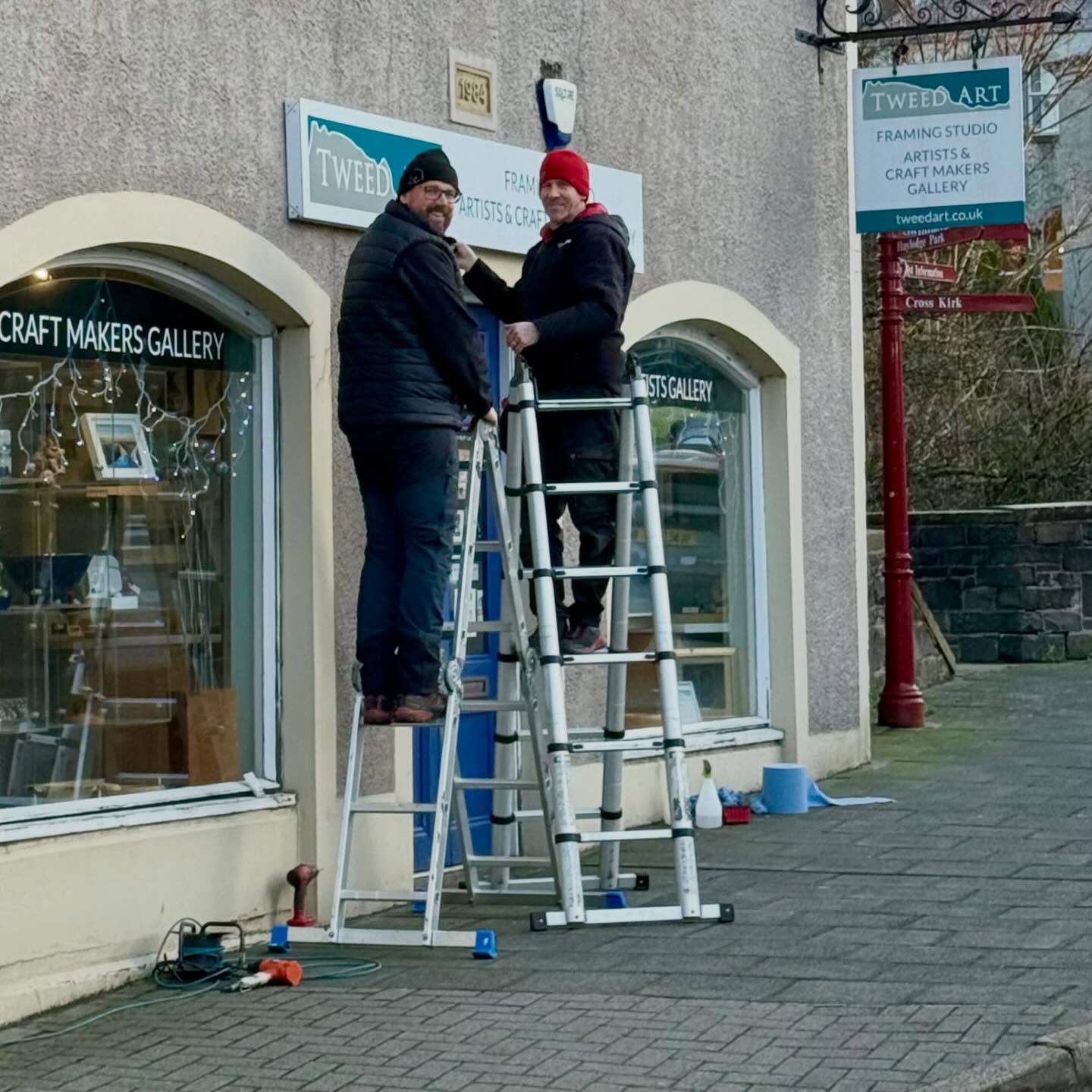 Thanks to CCA-Signs for the new installation of signs for @tweed_art