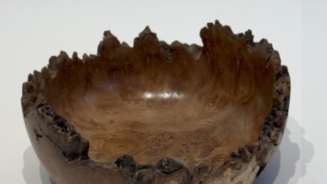 Tweed Art Craft Maker Wood Turning Gordon Finch Burr Elm Bowl 10