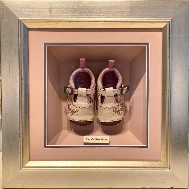 Tweed-Art-Picture-Framing-3D-Box-Shoes